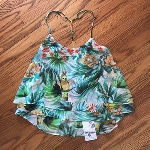 Show Me Your Mumu Tropical T-Strap Tank